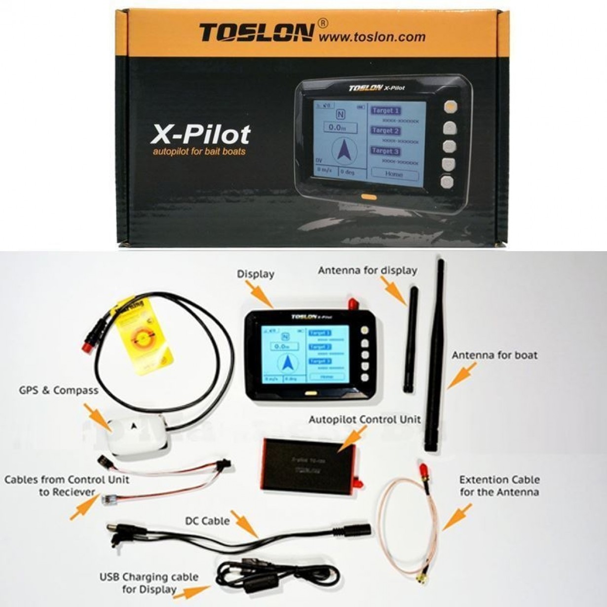 Toslon x boat with x pilot clearance
