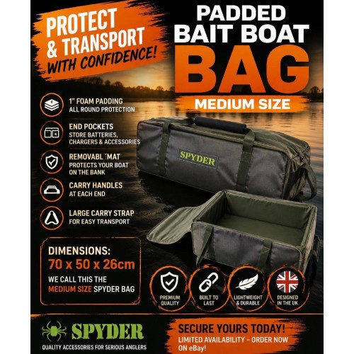 padded bait boat bag 