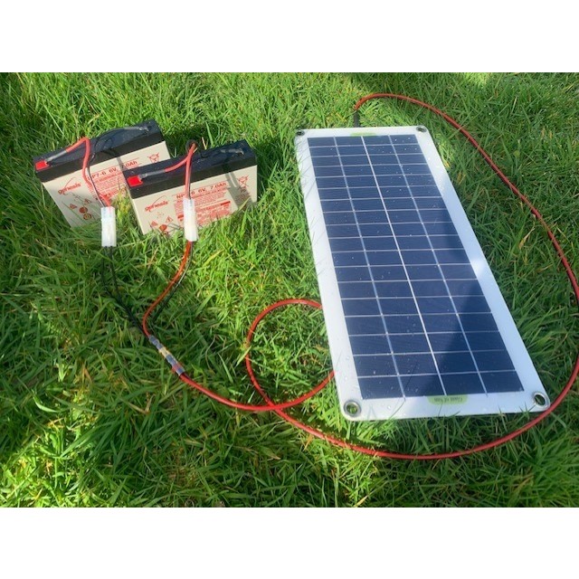 20 - Watt Flexible Solar Panel for Microcat Batteries