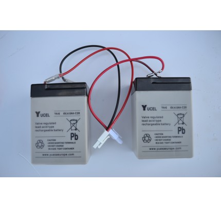 Shuttle Batteries (white plug) 